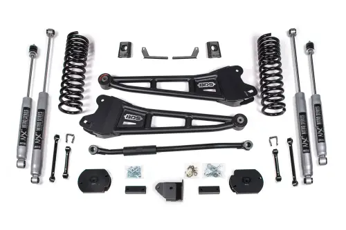 BDS Suspension - BDS1712H | BDS Suspension 3 Inch Lift Kit For Ram 2500 4WD (2014-2018) With Rear Air Ride | Diesel | NX2 Nitro Series Shocks