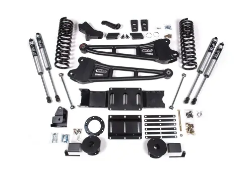 BDS Suspension - BDS1714FS | BDS Suspension 4 Inch Lift Kit With Radius Arm For Ram 2500 4WD (2019-2024) With Rear Air Ride | Diesel | Fox 2.0 Performance Series Shocks