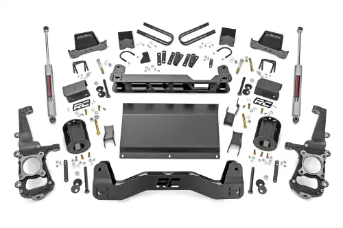 Rough Country - 49930 | Rough Country 6 Inch Lift Kit For Ford F-150 4WD (2024-2024) | Strut Spacer With N3 Rear Shocks