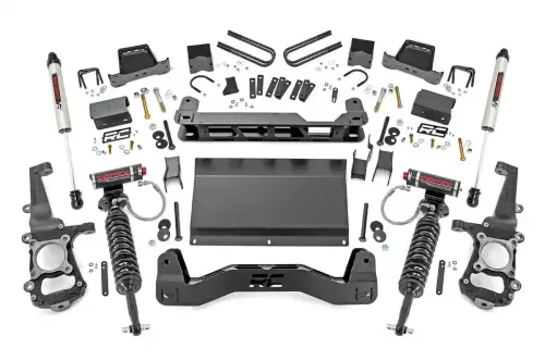 Rough Country - 49957 | Rough Country 6 Inch Lift Kit For Ford F-150 4WD (2024-2024) | Vertex Coilovers With V2 Rear Shocks