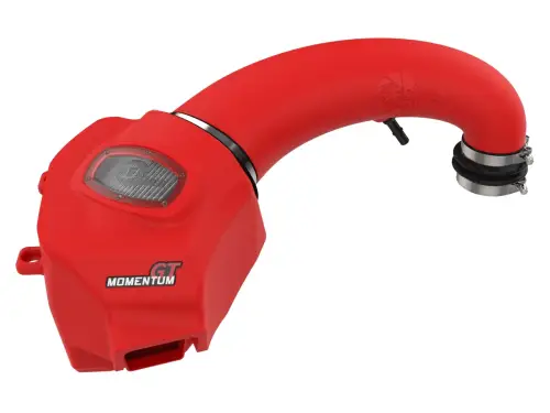 aFe Power - 50-70013DR | AFE Power Momentum GT Cold Air Intake System Red w/ Pro DRY S Filter 2019-2024 Ram 1500 (DT) V8-5.7L HEMI