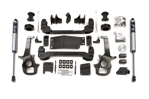 BDS Suspension - BDS1750FS | BDS Suspension 4 Inch Lift Kit For Ram 1500 4WD (2009-2011) | Rear Lift 2 Inch Coil Spacers, Rear Shocks Fox 2.0 Performance Series