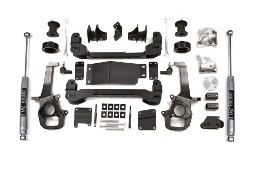 BDS Suspension - BDS1750H | BDS Suspension 4 Inch Lift Kit For Ram 1500 4WD (2009-2011) | Rear Lift 2 Inch Coil Spacers, Rear Shocks NX2 Nitro Series