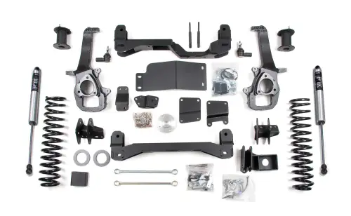 BDS Suspension - BDS1752FS | BDS Suspension 4 Inch Lift Kit For Ram 1500 4WD (2012-2012) | Rear Lift 3 Inch Coil Spacers, Rear Shocks Fox 2.0 Performance Series