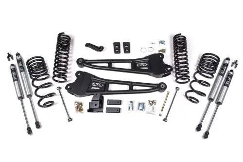 BDS Suspension - BDS1762FS | BDS Suspension 4 Inch Lift Kit With Radius Arm For Ram 2500 4WD (2014-2018) | Diesel | Fox 2.0 Performance Series Shocks