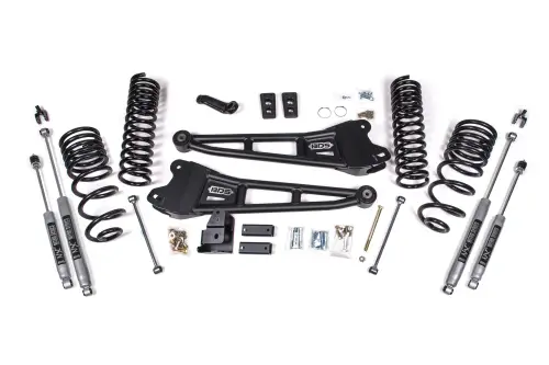 BDS Suspension - BDS1762H | BDS Suspension 4 Inch Lift Kit With Radius Arm For Ram 2500 4WD (2014-2018) | Diesel | NX2 Nitro Series Shocks