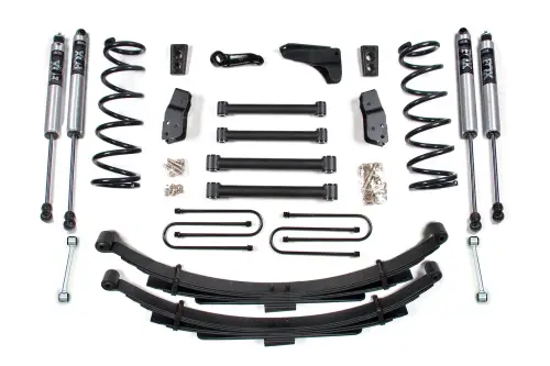 BDS Suspension - BDS1764FS | BDS Suspension 4 Inch Lift Kit With Radius Arm For Ram 2500 Power Wagon 4WD (2005-2007) | Rear Lift Leaf Springs, Rear Axle 3.5 Inch, Fox 2.0 Performance Series Shocks