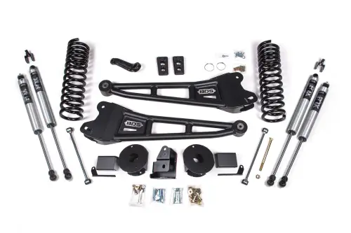 BDS Suspension - BDS1773FS | BDS Suspension 4 Inch Lift Kit With Radius Arm For Ram 2500 With Rear Air Ride 4WD Diesel (2014-2018) | Fox 2.0 Performance Series Shocks