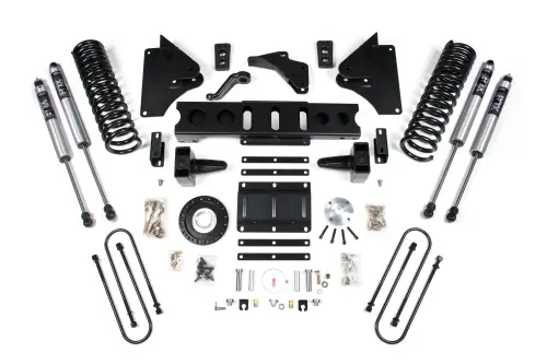 BDS Suspension - BDS1788FS | BDS Suspension 6 Inch Lift Kit For Ram 3500 4WD Diesel (2013-2018) | Rear Lift 4 Inch Block Kit, 8 Bolt Indexing Ring, Fox 2.0 Performance Series Shocks