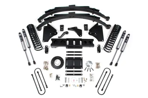 BDS Suspension - BDS1789FS | BDS Suspension 6 Inch Lift Kit For Ram 3500 4WD Diesel (2013-2018) | Rear Lift Leaf Springs, 8 Bolt Indexing Ring, Fox 2.0 Performance Series Shocks