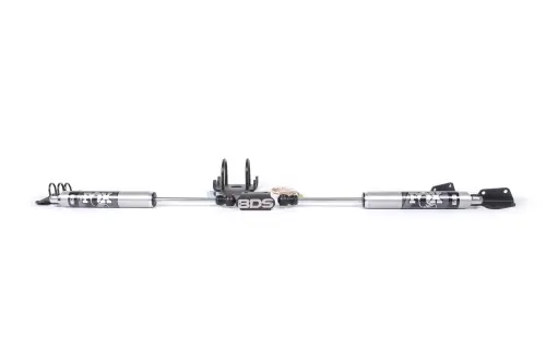 BDS Suspension - BDS2014DF | BDS Suspension Dual Steering Stabilizer Kit With Fox 2.0 Performance Shocks For Dodge Ram 2500 4WD (2008-2013) / 2500 4WD (2008-2012) | T Style Steering