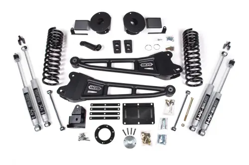 BDS Suspension - BDS2102H | BDS Suspension 6 Inch Lift Kit With Radius Arm For Ram 2500 With Rear Air Ride 4WD Diesel (2014-2018) | NX2 Nitro Series Shocks