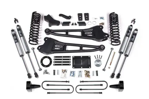 BDS Suspension - BDS2104FS | BDS Suspension 6 Inch Lift Kit With Radius Arm For Ram 3500 4WD Diesel (2013-2018) | Fox 2.0 Performance Series Shocks