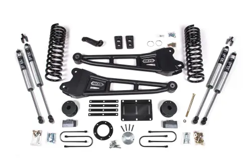 BDS Suspension - BDS2106FS | BDS Suspension 6 Inch Lift Kit With Radius Arm For Ram 3500 4WD Diesel With Rear Air Ride (2013-2018) | Fox 2.0 Performance Series Shocks