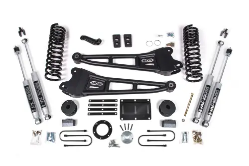 BDS Suspension - BDS2106H | BDS Suspension 6 Inch Lift Kit With Radius Arm For Ram 3500 4WD Diesel With Rear Air Ride (2013-2018) | NX2 Nitro Series Shocks