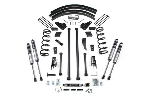 BDS Suspension - BDS219FS | BDS Suspension 5 Inch Lift Kit Long Arm Conversion For Ram 2500 / 3500 4WD (2000-2002) | Rear Lift Block Kit Without Factory Overload, Fox 2.0 Performance Series Shocks