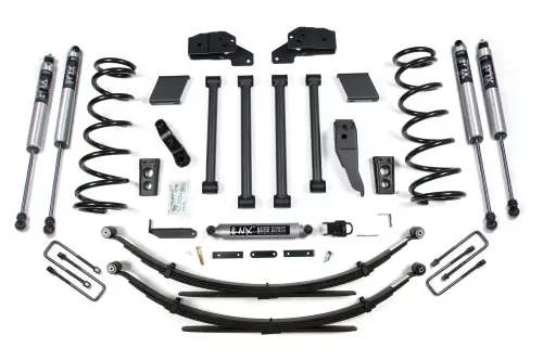 BDS Suspension - BDS221FS | BDS Suspension 5 Inch Lift Kit For Ram 2500 / 3500 4WD (2000-2002) | Rear Lift Leaf Springs, Fox 2.0 Performance Series Shocks