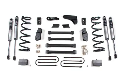 BDS Suspension - BDS226FS | BDS Suspension 6 Inch Lift Kit For Dodge Ram 1500 Mega Cab 4WD (2006-2007) | Rear Lift 4 Inch Block Kit, Rear Axle 3.5 Inch, Fox 2.0 Performance Series Shocks