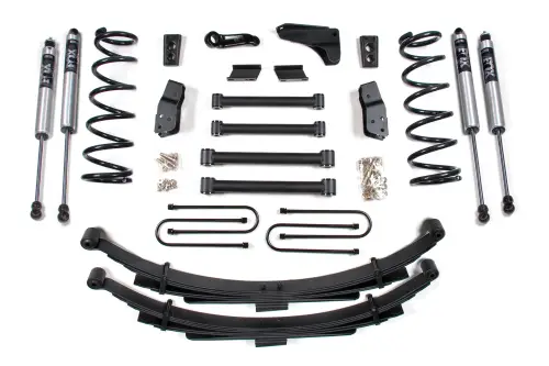 BDS Suspension - BDS228FS | BDS Suspension 6 Inch Lift Kit For Dodge Ram 1500 Mega Cab 4WD (2006-2007) | Rear Lift Leaf Springs, Rear Axle 3.5 Inch, Fox 2.0 Performance Series Shocks