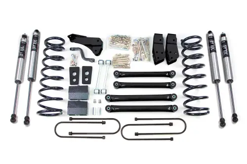 BDS Suspension - BDS615FS | BDS Suspension 4 Inch Lift Kit For Dodge Ram 2500 Power Wagon 4WD (2009-2013) | Gas | Rear Lift Block Kit, Fox 2.0 Performance Series Shocks