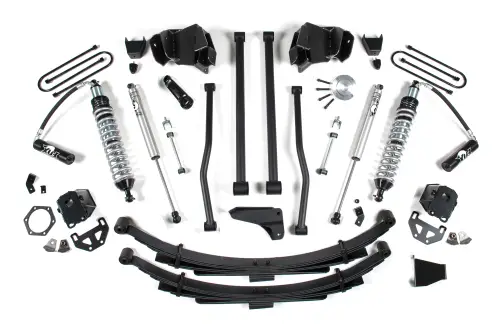 BDS Suspension - BDS674F | BDS Suspension 6 Inch Lift Kit Long Arm & Fox 2.5 Coil Over Conversion For Dodge Ram 2500 4WD (2009-2013) | Diesel | Rear Lift Leaf Springs