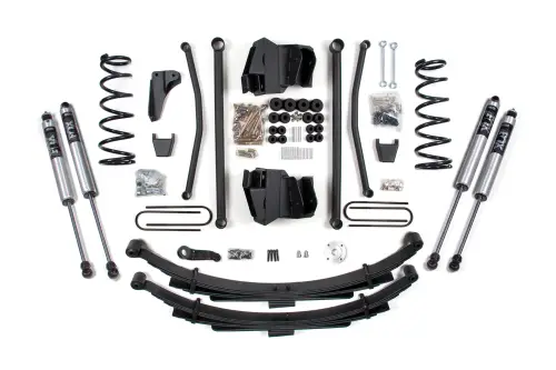 BDS Suspension - BDS674FS | BDS Suspension 6 Inch Lift Kit Long Arm For Dodge Ram 2500 4WD (2009-2013) | Diesel | Rear Lift Leaf Springs, Rear Axle 4 Inch, Fox 2.0 Performance Series Shocks