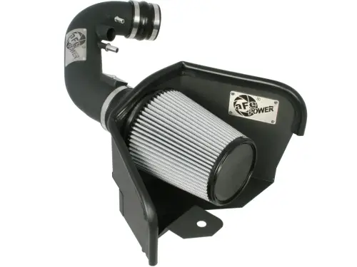 aFe Power - 51-11982-B | AFE Power Magnum Force Stage-2 Cold Air Intake System w/ Pro DRY S Filter 2011-2014 Mustang V8-5.0L