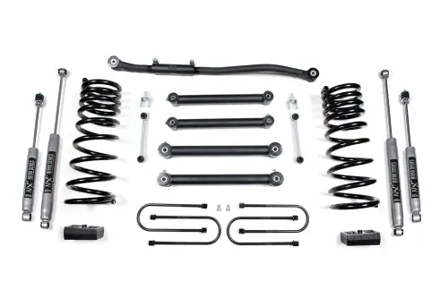 BDS Suspension - BDS690H | BDS Suspension 3 Inch Lift Kit For Ram 2500 (2003-2013) / 3500 (2003-2012) 4WD | Diesel | Rear Axle 4 Inch, NX2 Nitro Series Shocks