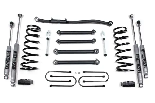 BDS Suspension - BDS692H | BDS Suspension 3 Inch Lift Kit For Ram 2500 (2003-2013) / 3500 (2003-2012) 4WD | Gas | Rear Axle 4 Inch, NX2 Nitro Series Shocks