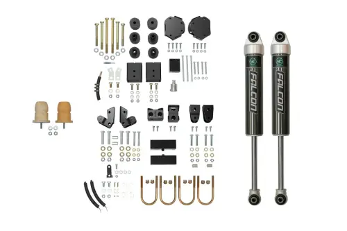 Van Compass - 7172-L-NS | Van Comapss Stage 4 System 2 Inch Lift Kit | No Struts (2007-2018 Sprinter 3500 2WD | Under 7500 LBS)