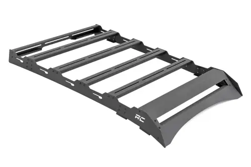 Rough Country - 72110 | Rough Country Roof Rack For Toyota Tacoma 4WD (2024-2024) | With 40" Black LED Light Bar