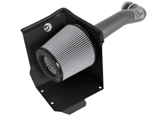 aFe Power - 51-12332-GR | AFE Power Magnum Force Stage-2 Cold Air Intake System w/ Pro DRY S Filter Gray 2014-2019 Silverado, Sierra 1500, 2015-2020 Suburban, Tahoe, Yukon V8-5.3L/6.2L