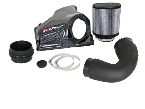 aFe Power - 51-12922-C | AFE Power Magnum Force Stage-2 Cold Air Intake System w/ Pro DRY S Filter 2016-2020 330i, 430i (F3X) L4-2.0L (t) B46/B48