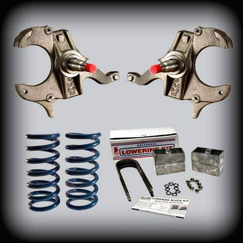 DJM Suspension - DJM2031-33 | DJM Suspension 3 Inch Front / 3 Inch Rear Lowering Kit (1982-2004 S10, S15 Pickup 2WD)