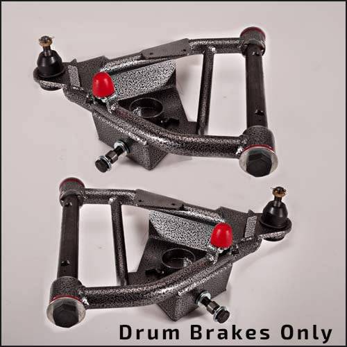 DJM Suspension - CA2355L-3 | DJM Suspension 3 Inch Lower Control Arms (1963-1972 C10 Pickup 2WD | Drum Brakes ONLY)