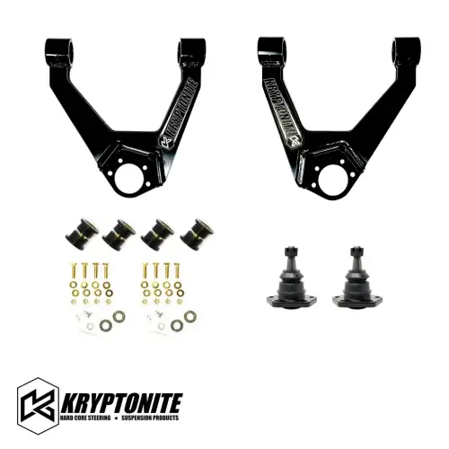 Kryptonite - KRUCA88 | Kryptonite Upper Control Arm Kit (1988-1998 Chevrolet K1500 | 1992-1999 Suburban, Tahoe, Yukon )