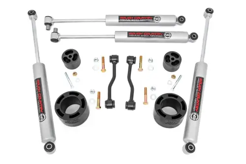 Rough Country - 61330 | Rough Country 2.5 Inch Leveling Kit For Jeep Gladiator JT 4WD (2024-2024) | Premium N3 Shocks