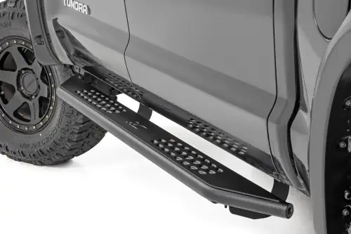 Rough Country - 14005 | Rough Country OV2 Running Boards Side Step Bars For Crew Cab Toyota Tundra (2007-2021)