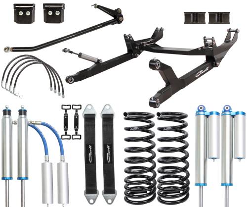 Carli Suspension - CS-DPT25-6-10-D | Carli Suspension Pintop System 6 Inch Lift Carli Tuned King 2.5" Remote Reservoir Shocks For Dodge Ram 2500/3500 4WD (2010-2011) | Diesel