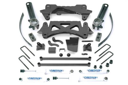 Fabtech Motorsports - FTSK7002 | Fabtech 6 Inch Performance System With Performance Shocks (1995.5-2004 Tacoma 4WD 6 Cyl)