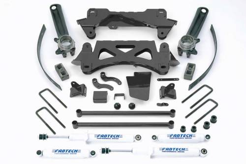 Fabtech Motorsports - FTSK7003M | Fabtech 6 Inch Performance System With Performance Front/Stealth Rear (1995.5-2004 Tacoma 4WD 4 Cyl)