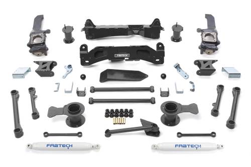 Fabtech Motorsports - FTSK7006 | Fabtech 6 Inch Basic System With Performance Shocks (2006-2009 FJ Cruiser 4WD)