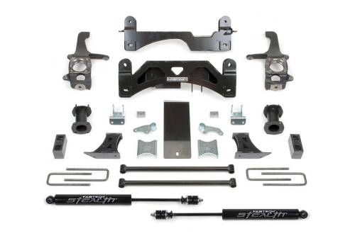 Fabtech Motorsports - FTSK7009M | Fabtech 6 Inch Basic System With Coilover Spacers and Stealth Rear (2007-2015 Tundra 2WD/4WD)