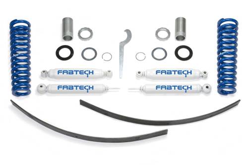 Fabtech Motorsports - FTSK7015 | Fabtech 0-3.5 Inch Basic Adjustable Coilover System With Performance Rear Shocks(1995.5-2004 Tacoma PreRunner 6 Lug)