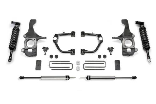 Fabtech Motorsports - FTSK7028DL | Fabtech 4 Inch UCA Kit With Ball Joints and DLSS Shocks (2007-2015 Tundra 2WD/4WD)