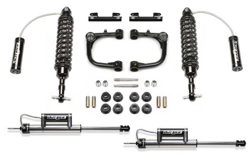 Fabtech Motorsports - FTSK7036DL | Fabtech 3 Inch UCA System With DLSS 2.5 Resi Coilovers and Rear DLSS Resi (2005-2014 Toyota Tacoma 2WD/4WD | 6 Lug)