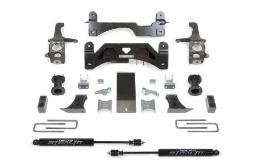 Fabtech Motorsports - FTSK7054M | Fabtech 6 Inch Basic System With Coilover Spacers and Stealth Rear (2016-2021 Tundra 2WD/4WD)