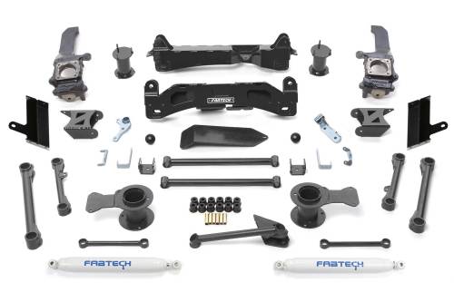 Fabtech Motorsports - FTSK7059 | Fabtech 6 Inch Basic System With Performance Shocks (2010-2015 4 Runner 4WD)