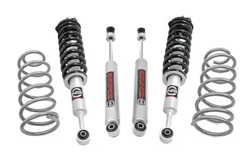 Rough Country - 76731 | Rough Country 2 Inch Lift Kit With Rear Coils Springs For Toyota 4Runner 4WD (2010-2024) | N3 Struts With N3 Rear Shocks