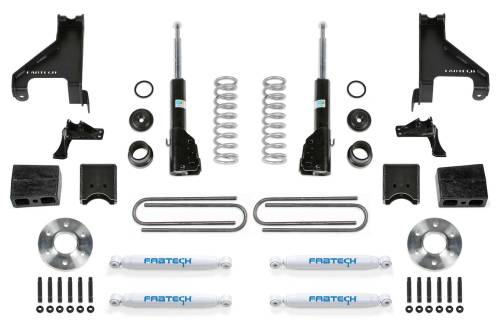 Fabtech Motorsports - FTSK9003 | Fabtech 1.5 Inch Coil Assist Kit With B4 Bilstein and Auxiliary Performance Shock Kit (2015-2021 Sprinter 2500 4WD)